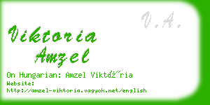 viktoria amzel business card